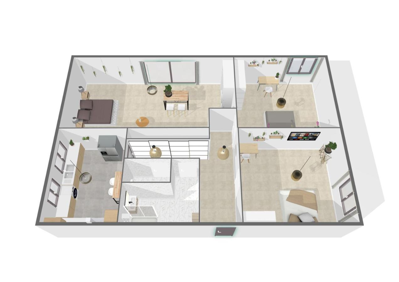 La Hearty Room Logement En Colocation لو بليسيس-روبنسون المظهر الخارجي الصورة